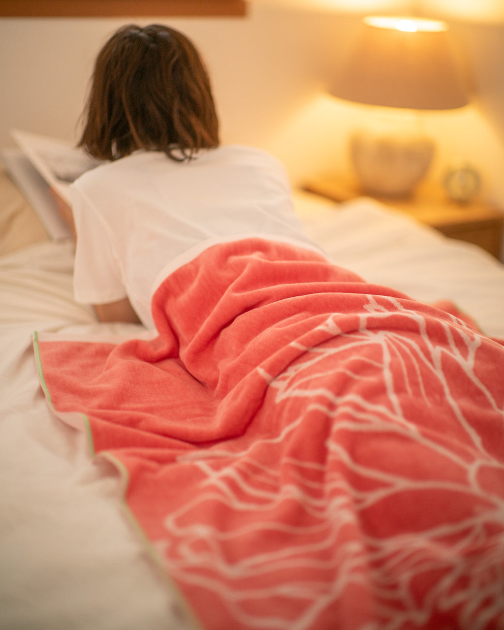 DAHLIA TOWEL BLANKET<br>ダリア タオルブランケット