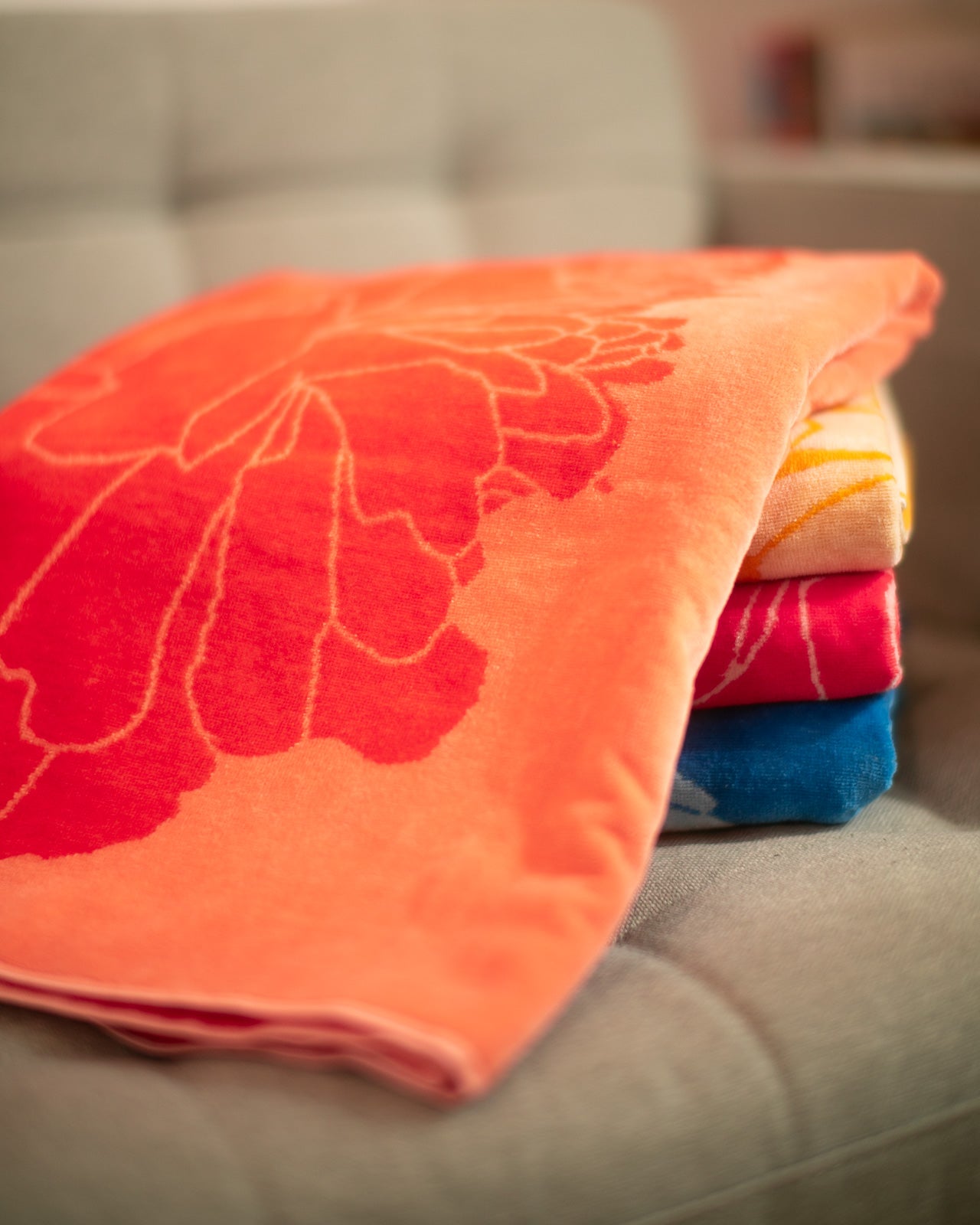MARIGOLD BATH TOWEL<br>マリーゴールド ひざ掛けバスタオル